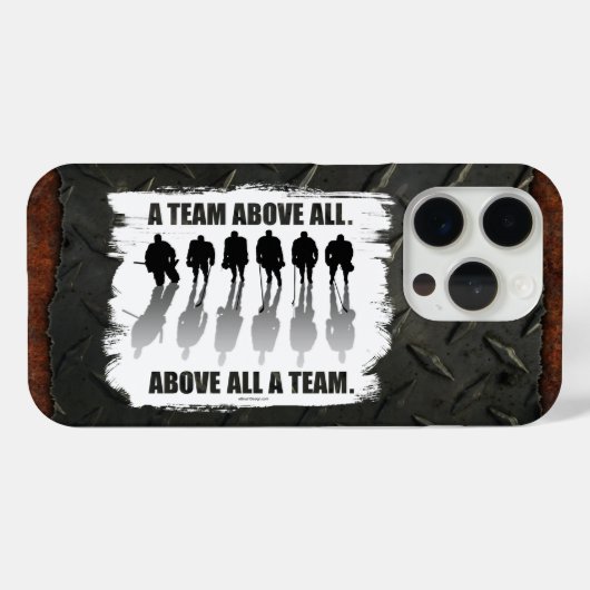 Team vor allem (Hockey) Case-Mate iPhone Hülle (Rückseite (Horizontal))