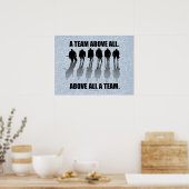 Team vor allem (Hockey) Poster (Küche)