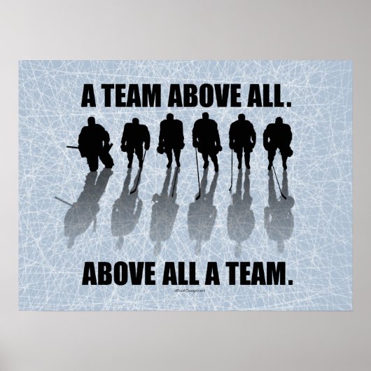 Team vor allem (Hockey) Poster (Vorne)