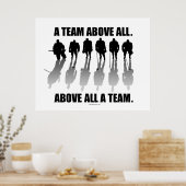 Team vor allem (Hockey) Poster (Küche)