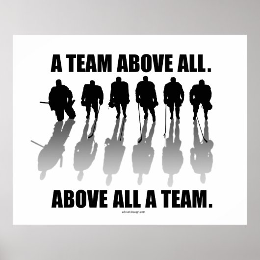 Team vor allem (Hockey) Poster (Vorne)