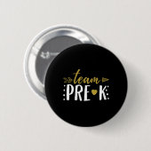 Team Vorschul-Lehrer Schüler Pfeil Button (Vorne & Hinten)