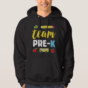 Team Vorschullehrer Erster Tag Vorschule Zurück zu Hoodie