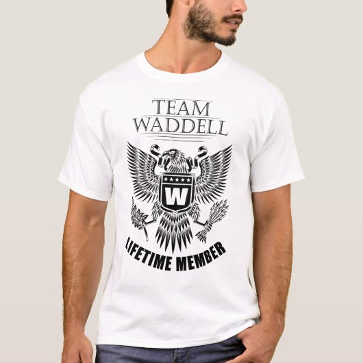 Team Waddell Lifetime-Mitglied T-Shirt (Vorderseite)
