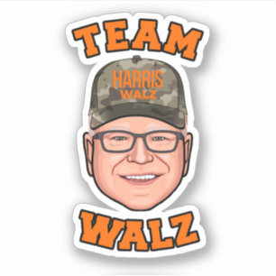 Team Walz Aufkleber
