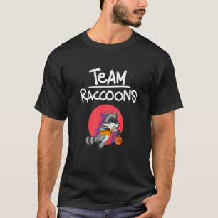 Team Waschbär Tier Sport Süß Sportlich Tier Wasch T-Shirt