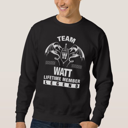 Team Watt Lifetime-Mitglied Sweatshirt (Vorderseite)