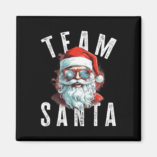 Team Weihnachten Weihnachten Weihnachten Weihnacht Magnet (Vorne)