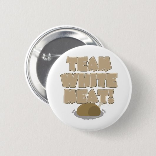 Team White Meat Erntedank Button (Vorne & Hinten)