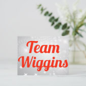 Team Wiggins Postkarte (Stehend Vorderseite)