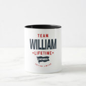 Team William Lifetime Mitglied Funny Name William Tasse (Zentrum)
