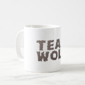 Team-Wolf Kaffeetasse (Vorderseite Links)