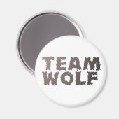 Team Wolf Magnet (Vorderseite/Rückseite)