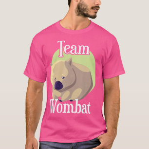Team Womba Wombat Fan Club Lustiger Wombat Liebhab T-Shirt