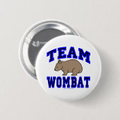 Team Wombat IV Knopf Button (Vorne & Hinten)