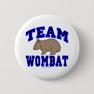 Team Wombat IV Knopf Button