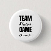 Team Work Motivierend Unternehmensabteilung Button (Vorderseite)
