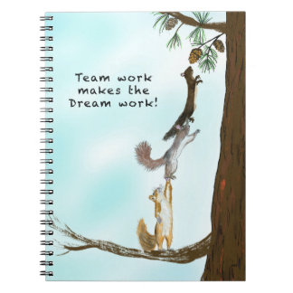 Team Work-Notebook Notizblock