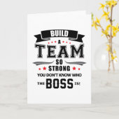 Team Work Spirit Job Team Spieler Phantastische Ge Karte (Gelbe Blume)