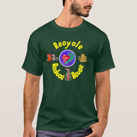 Team Worm.:-) T-Shirt (Vorderseite)
