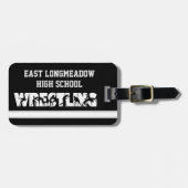 Team Wrestling Gear Bag Gepäckanhänger (Vorderseite horizontal)