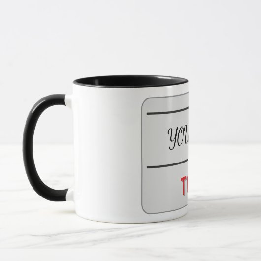Team-Würdigungsdesign Tasse (Links)