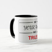 Team-Würdigungsdesign Tasse (Vorderseite Links)