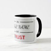 Team-Würdigungsdesign Tasse (VorderseiteRechts)