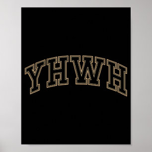 Team Yhwh Adonai Christlicher Glaube Basierend auf Poster