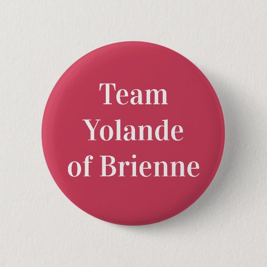 Team Yolande von Brienne, Heilige Römische Kaiseri Button (Vorderseite)