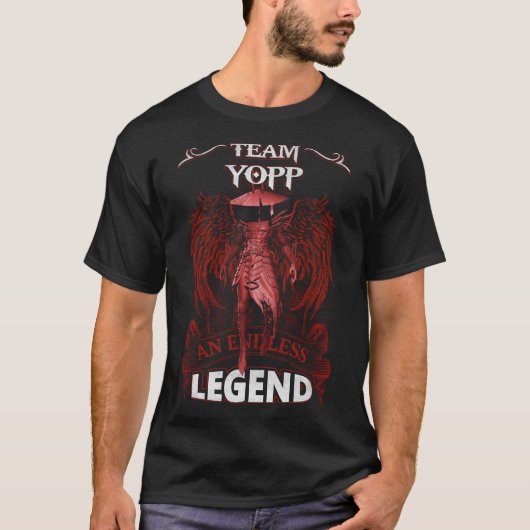 Team YOPP - Ein endloses LEGEND T-Shirt (Vorderseite)