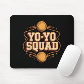 Team Yoyo Player Squad Yo-yo  Mousepad (Mit Mouse)