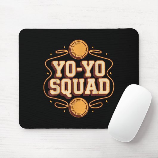 Team Yoyo Player Squad Yo-yo Mousepad (Mit Mouse)