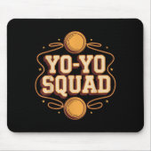 Team Yoyo Player Squad Yo-yo  Mousepad (Vorne)