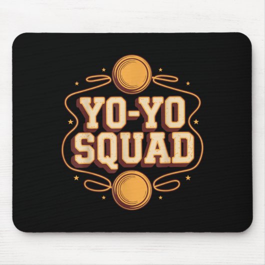 Team Yoyo Player Squad Yo-yo  Mousepad (Vorne)