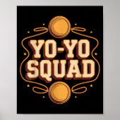 Team Yoyo Player Squad Yo-yo  Poster (Vorne)