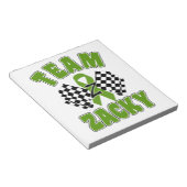 Team Zacky Notizblock (angewinkelt)