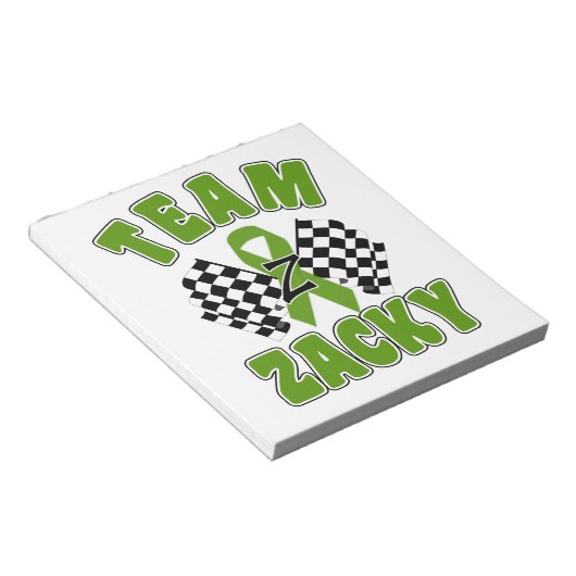 Team Zacky Notizblock (angewinkelt)