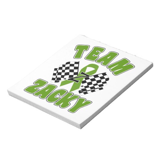 Team Zacky Notizblock (Rotiert)