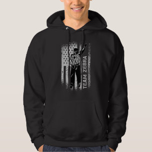 Team Zebra Ice Hockey Schiedsrichter Ref America C Hoodie