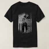 Team    ZebraIce Hockey-Schiedsrichter Ref America T-Shirt (Design vorne)