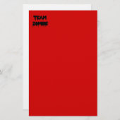 Team Zombie Briefpapier (Vorne/Hinten)