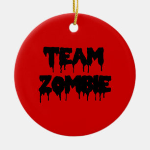 Team Zombie Keramikornament