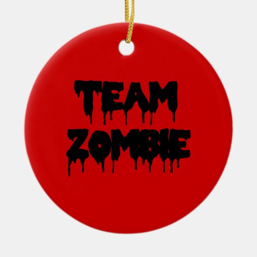 Team Zombie Keramikornament (Vorne)