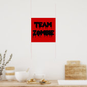 Team Zombie Poster (Küche)