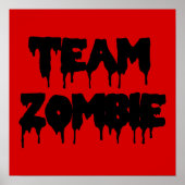 Team Zombie Poster (Vorne)