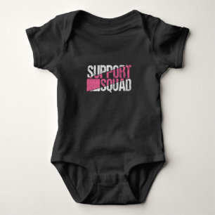 Team zur Unterstützung der Brustkrebs-Familie Baby Strampler