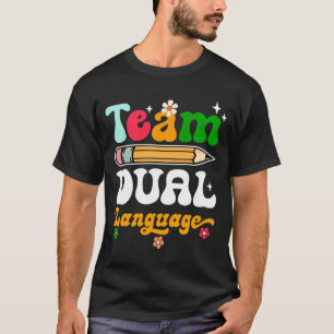 Team zweisprachige Lehrer zurück zur Schulmannscha T-Shirt