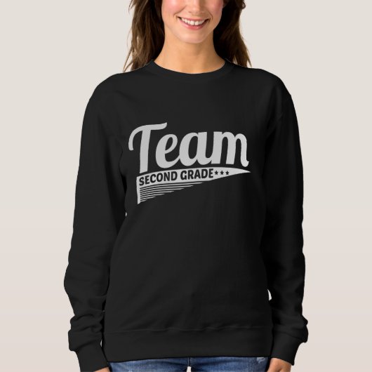Team Zweite Klasse Funny 2. Klasse Elementardesi Sweatshirt (Vorderseite)