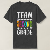 Team Zweite Klasse Zweite Klasse Lehrer Student T-Shirt (Design vorne)